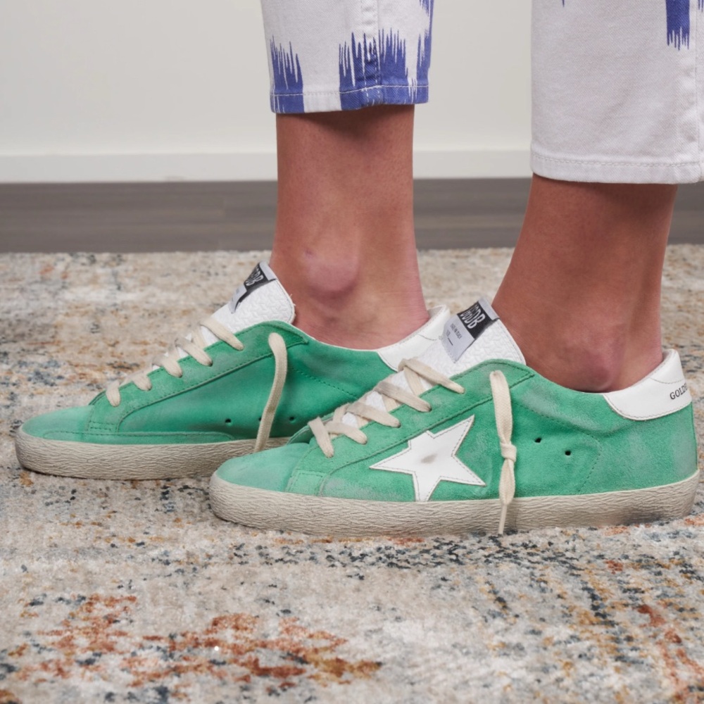 Golden Goose Superstar Suede Sneaker Size 38 Great Price!!